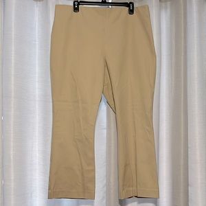 Tan Flared Leg Pants